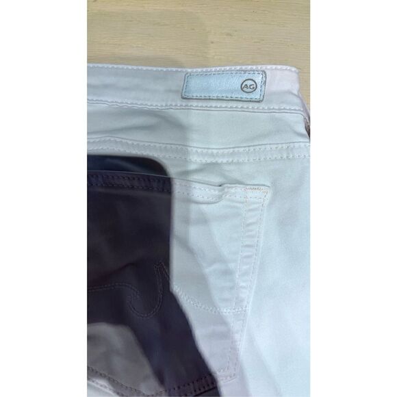 AG Adriano Goldschmied Women's Super Skinny Legging Ankle Jeans White Size 27R - Picture 12 of 13